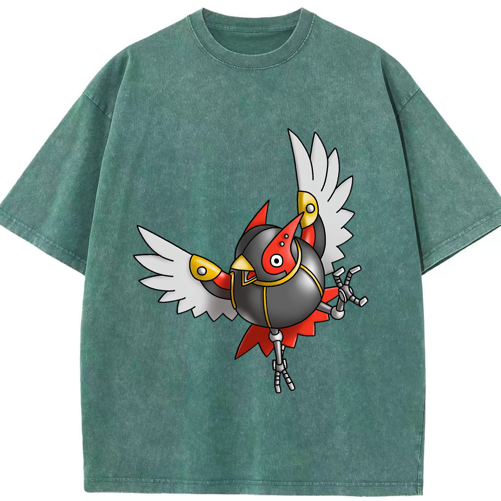 （画像用） ドラゴンクエスト Doragon Kuesuto Dragon Quest 綿100% ヴィンテージ風 半袖Tシャツ（フロントプリント）
